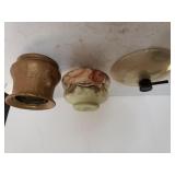 Brown Pot, Glass Lamp Shade & more