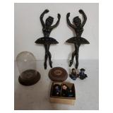 Ballerina Wall Decor,  Amish Figures,  Small