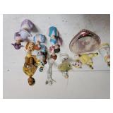 Avon Mini Porcelain Lady Busts, Heart Frame &