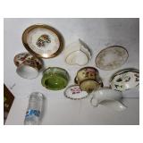 Green Made In Italy Ashtray & Other Assorted