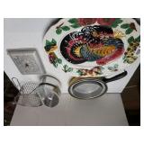 Turkey Platter,  Fry Basket & More