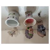 Decorative Dig Figures,  Mug, Candle Holder