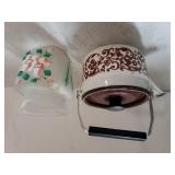 Tea Kettle & Flower Frosted Decorative Pitcher