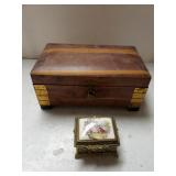 Wooden Jewelry Box & Small Musical Jewelry Box