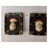 King & Queen Ceramic Wall Display