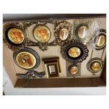 Assorted Colonial Era Gold & Silver Framed