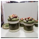 Vegetable Canisters And More