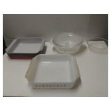 Casserole Dishes And Glass Bowl