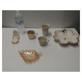 Assorted Decorative Cups, Plates, And More