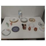 Assorted Miniature Decorations And Saucers