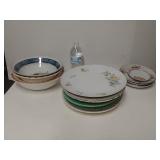 Assorted Decorative Plates, Bowls, And Saucers