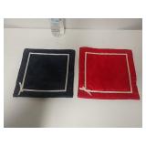 Blue And Red Hot Pads
