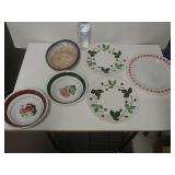 Assorted Plates And Bowls