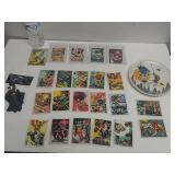 Batman Cards, Plate, And Ornament