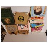 Life Of Christmas Book & Assorted 45 Records