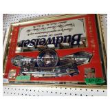 Budweiser Mirror Glass Picture