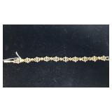Vintage Ornate Avon Bracelet - 7"