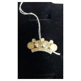 Antique Designer Brooch- Signed Ann Vien - Crown