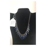 Ladies Blue Hematite Fashion Necklace