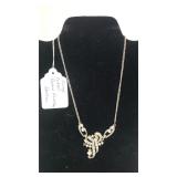 Vintage Ladies Cocktail Diamond Rhinestone