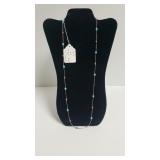 Ladies Designer W/Turquoise Long Necklace -