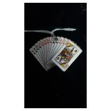 Vintage Card Deck Poker Pendant