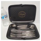 Carvel Hall Flatware Set In Hard Case - 16 pieces