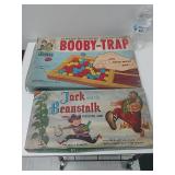 Vintage Board Games - Booby-Trap And Jack And The