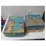 (2) Vintage Board Games - Tip-It And King Of The