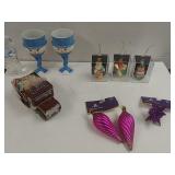 Snowman Stemware, Hershey Tin Truck With
