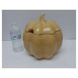 Pumpkin Bowl With Spoon Opening