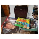 Vinyl Records: Johnny Cash, Elvis, Kris