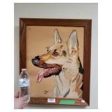 German Shepherd Painting / Artwork