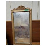 Gold Painted Wooden Framed Mirror