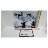 Autographed Photo Of Joe DiMaggio & Ted Williams