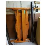 Wooden Floral Designed Head And Footboard (54"