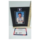 Autographed Photo Of Mickey Mantle "The Commerce