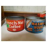 (2pcs) Coffee Tin Cans