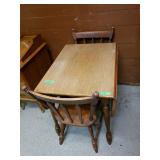 Drop-leaf Table With (2) Chairs