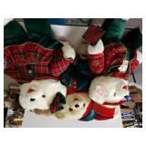 Snowflake Teddy Christmas Bears(5)