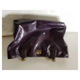 Coach Vinyl Purple Purse