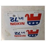 Nixon In 72 License Plate
