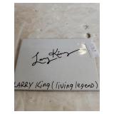 Larry King Signature