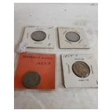 1940-S, 1947-S, 1953-S, 1954-S Nickels