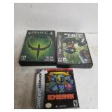 Quake 4, Splinter Cell Game DVD,  Bomberman