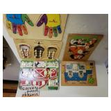 Vintage Wooden Puzzles