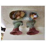 Fulper Pottery & Hand Painted Dish