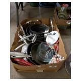 Cuisinart Pots, Lids, Rubbermaid Glass Bowls &