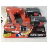 New Black & Decker 3/8" Drill & Batteries
