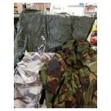 NATO Large Camo Hunting Top & Bottom, Snow Top &